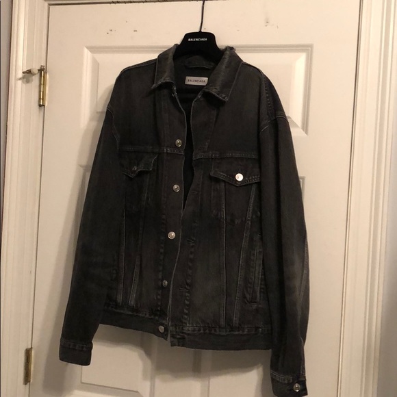 balenciaga like a man denim jacket